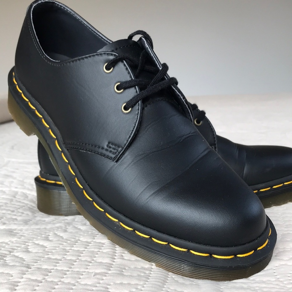 Dr. Martens Vegan 1461 Black Oxford Shoes